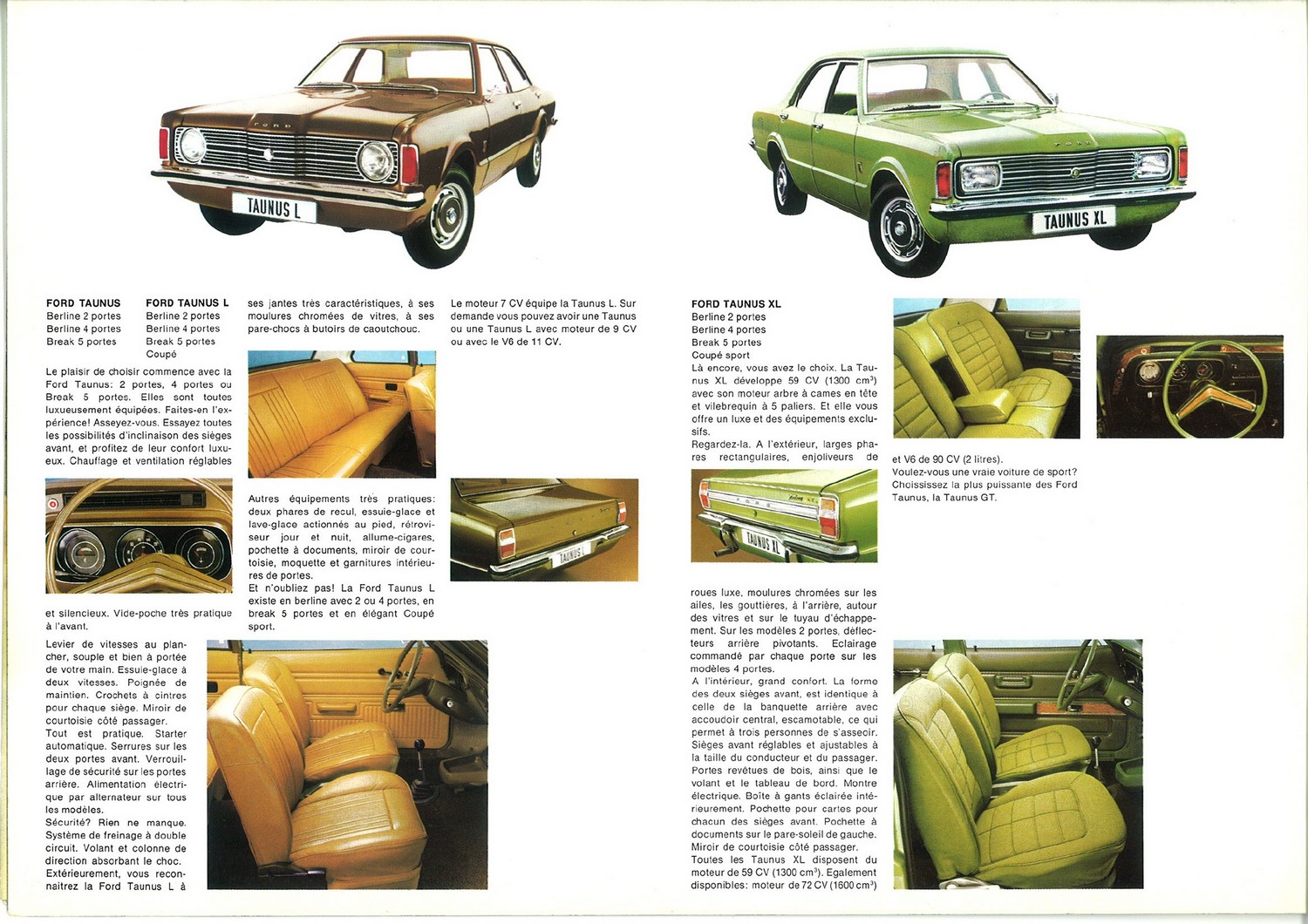 Catalogue Ford Taunus 1971 - France