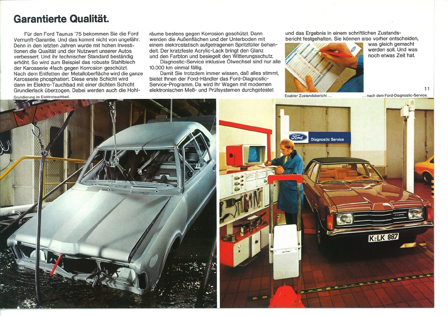 Catalogue Ford Taunus 1975 - Allemagne