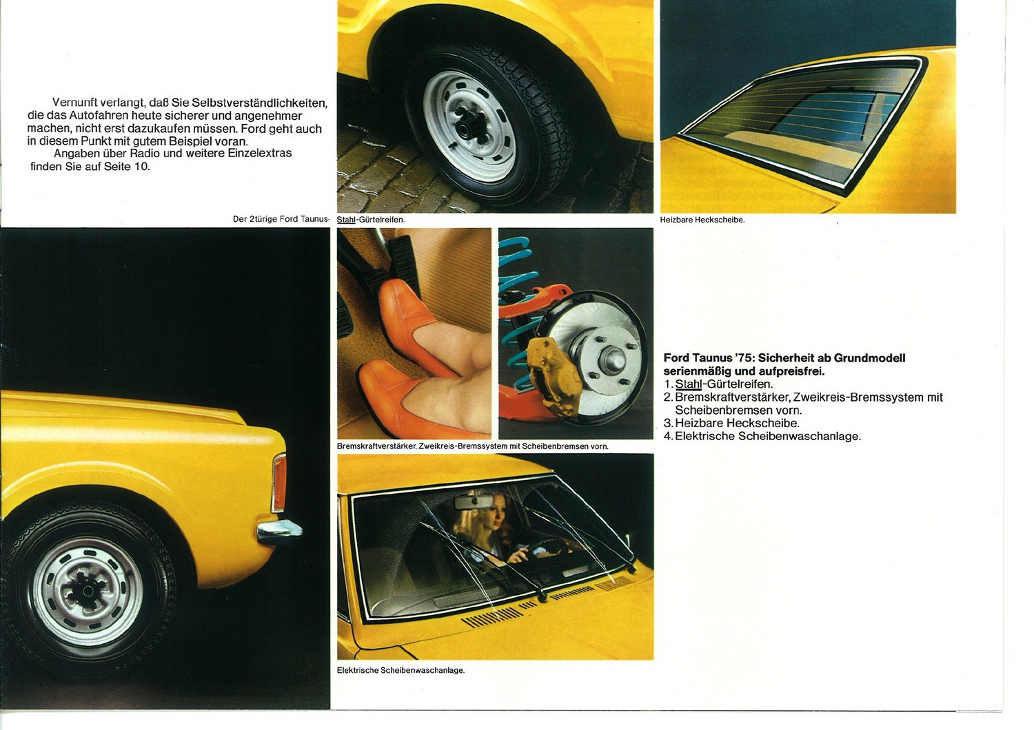 Catalogue Ford Taunus 1975 - Allemagne